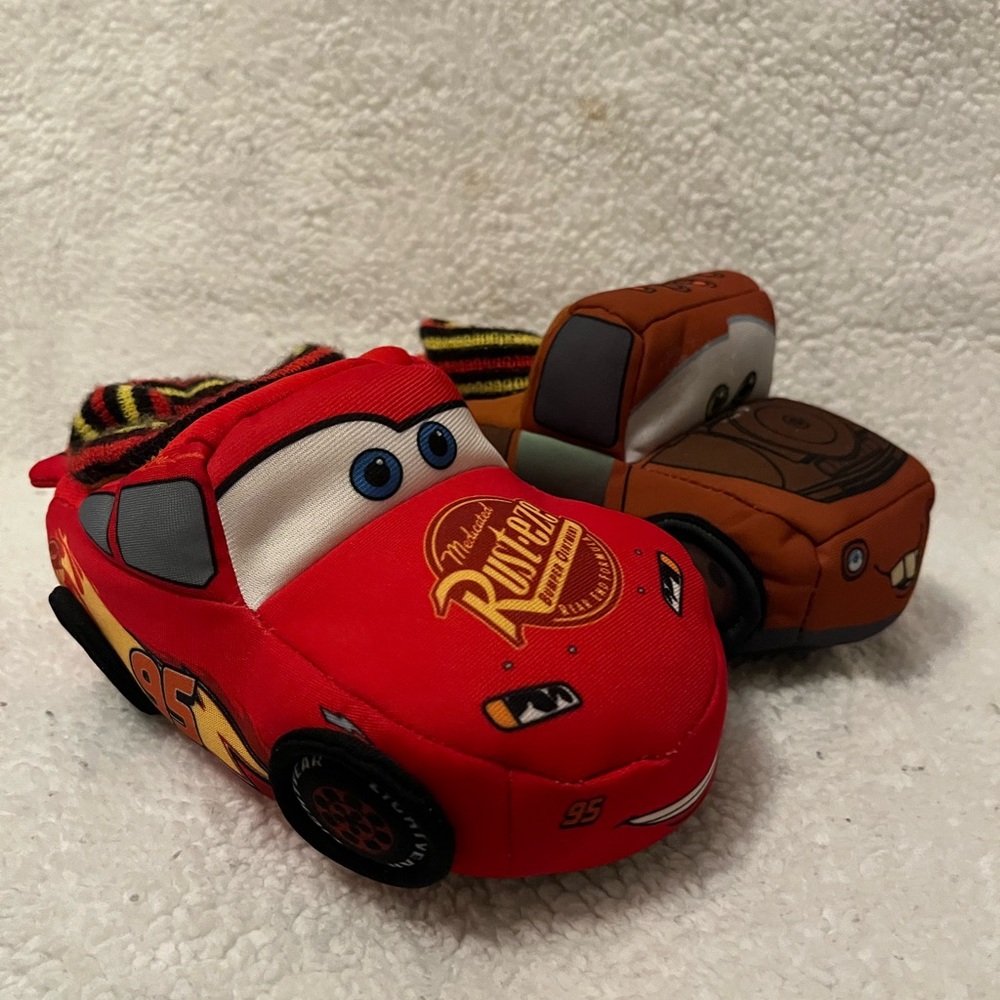 Disney Cars Plush Toy slippers - McQueen and Matter - Picture 3 of 5